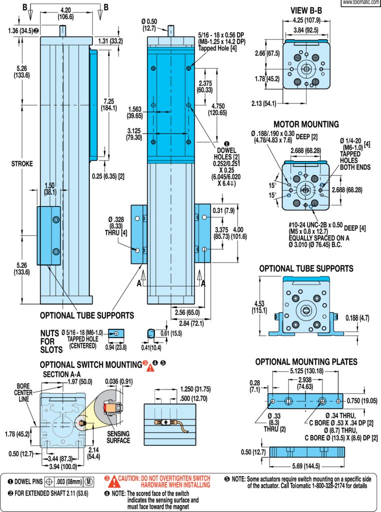 B3S Electric Linear Actuator | Tolomatic